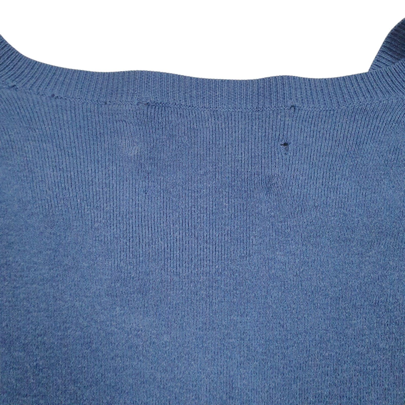 Womens Blue Polo Ralph Lauren Pima V Neck Jumper