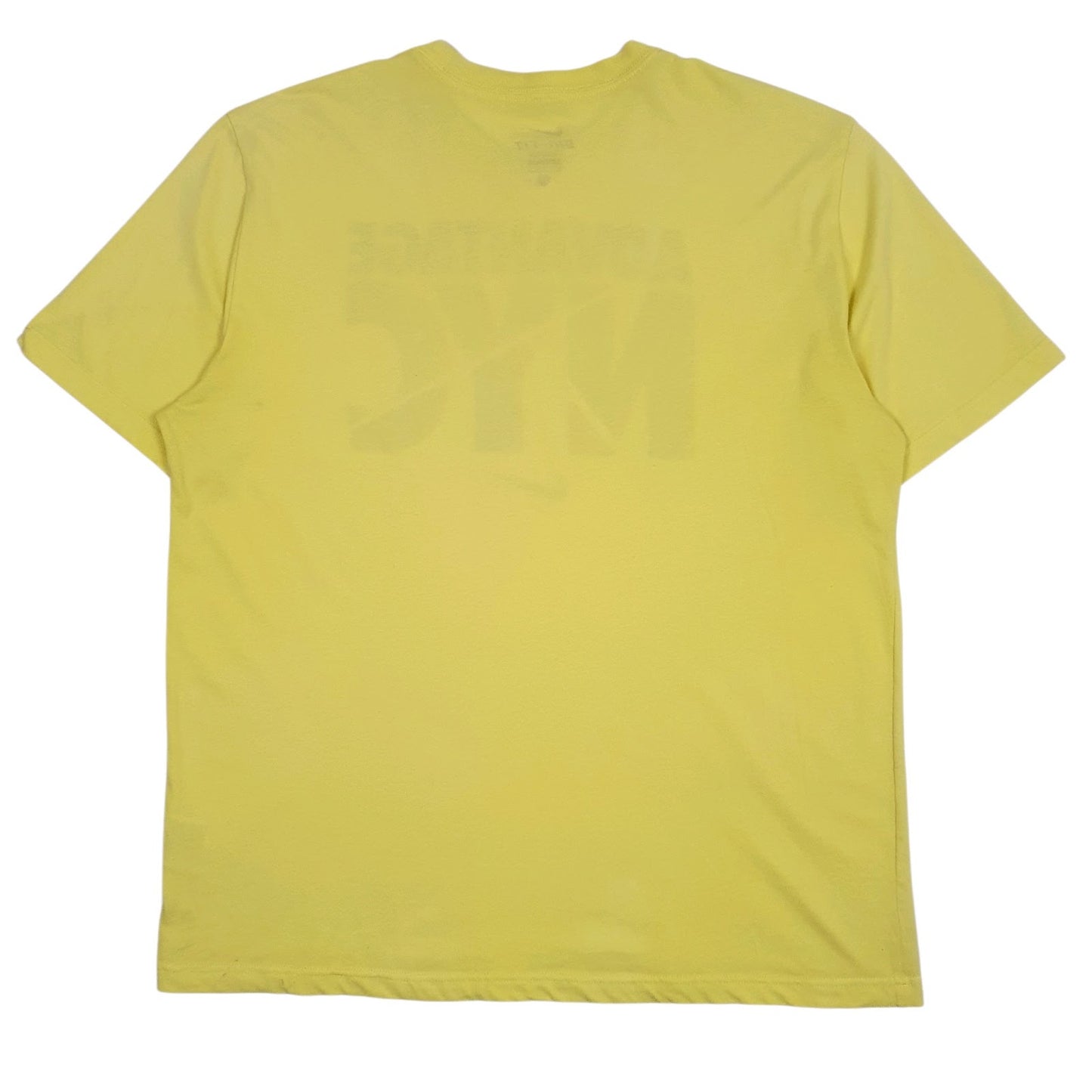 Mens Yellow Nike Dri-Fit  T Shirt