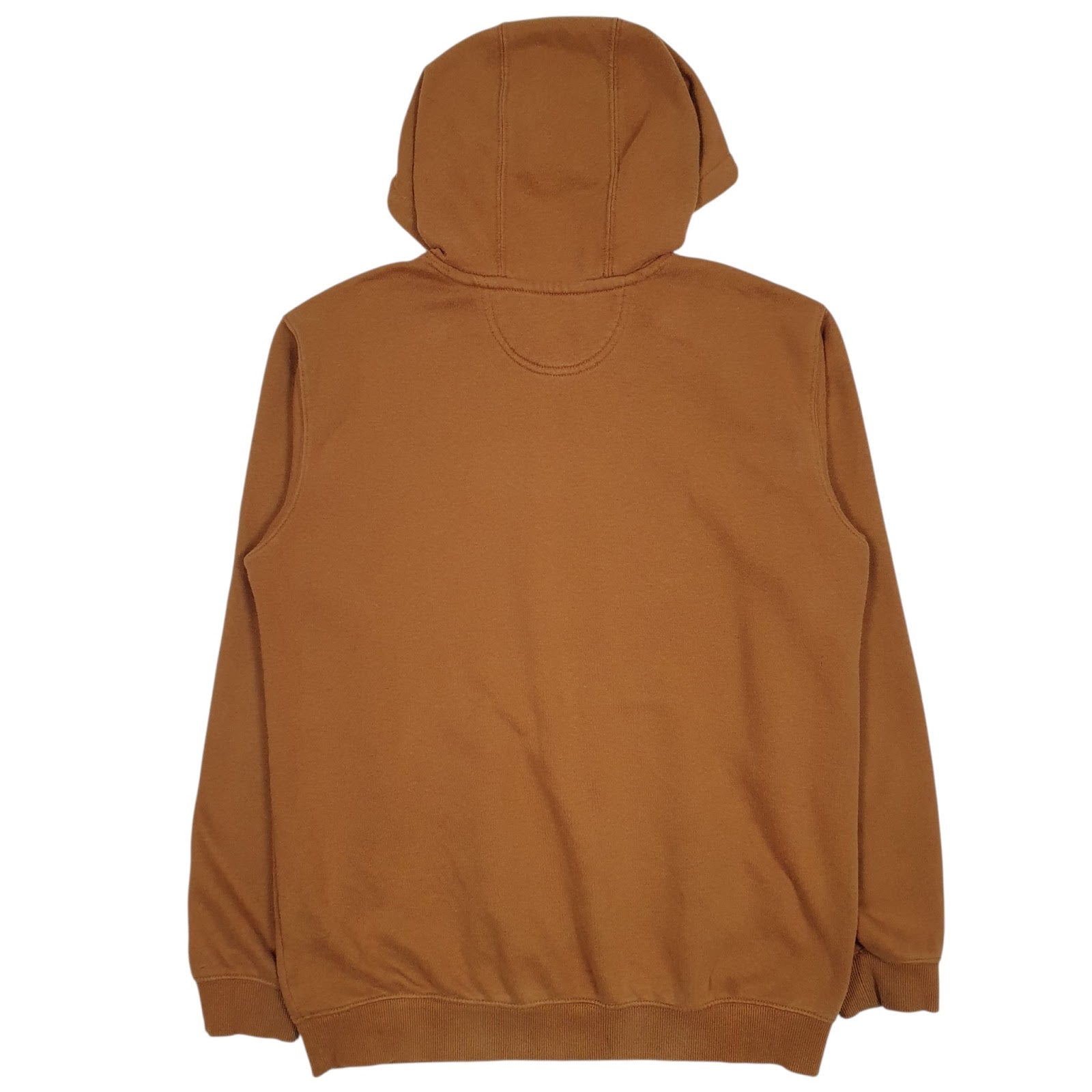 Mens Brown Carhartt Spellout Hoodie Jumper