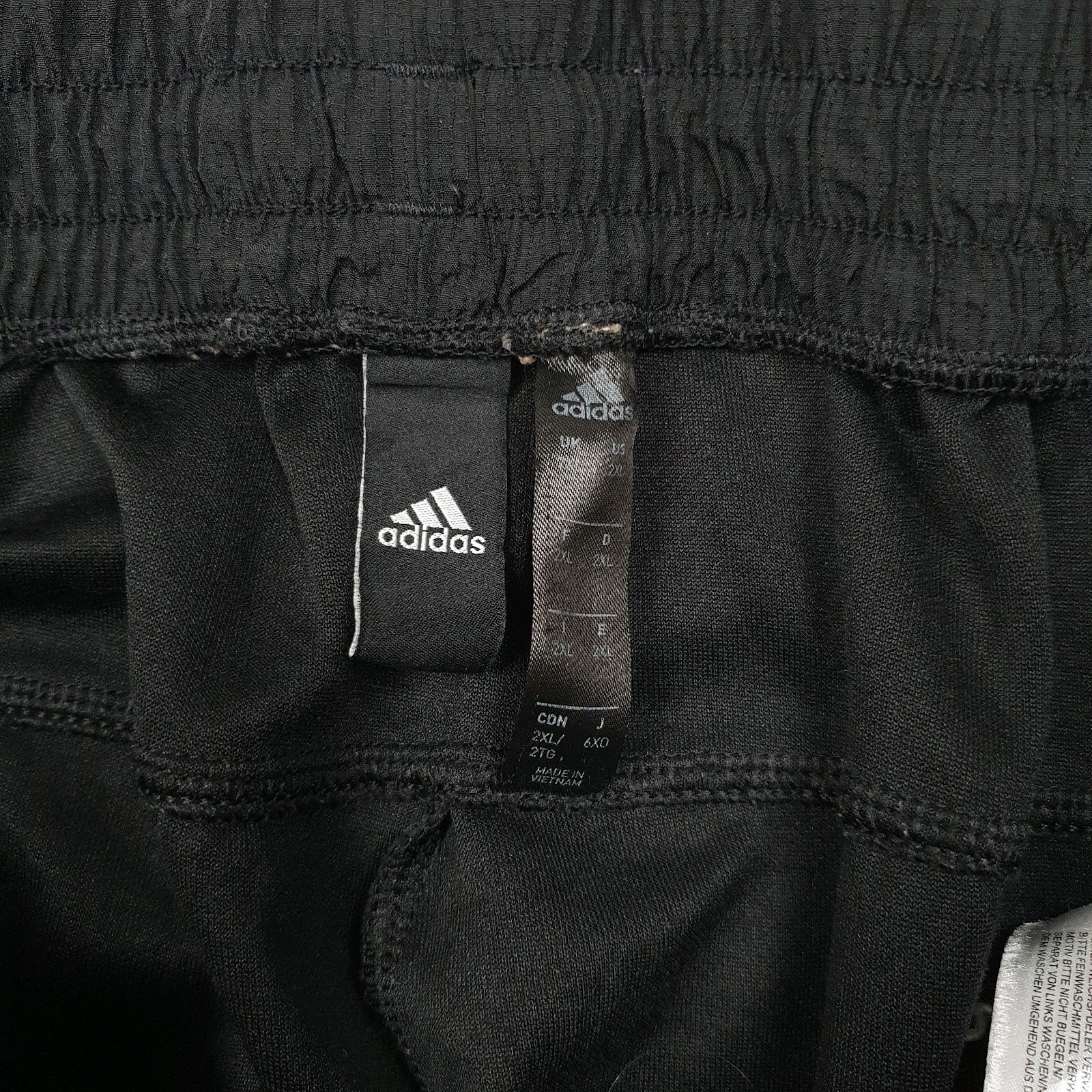 Mens Black Adidas   Trousers