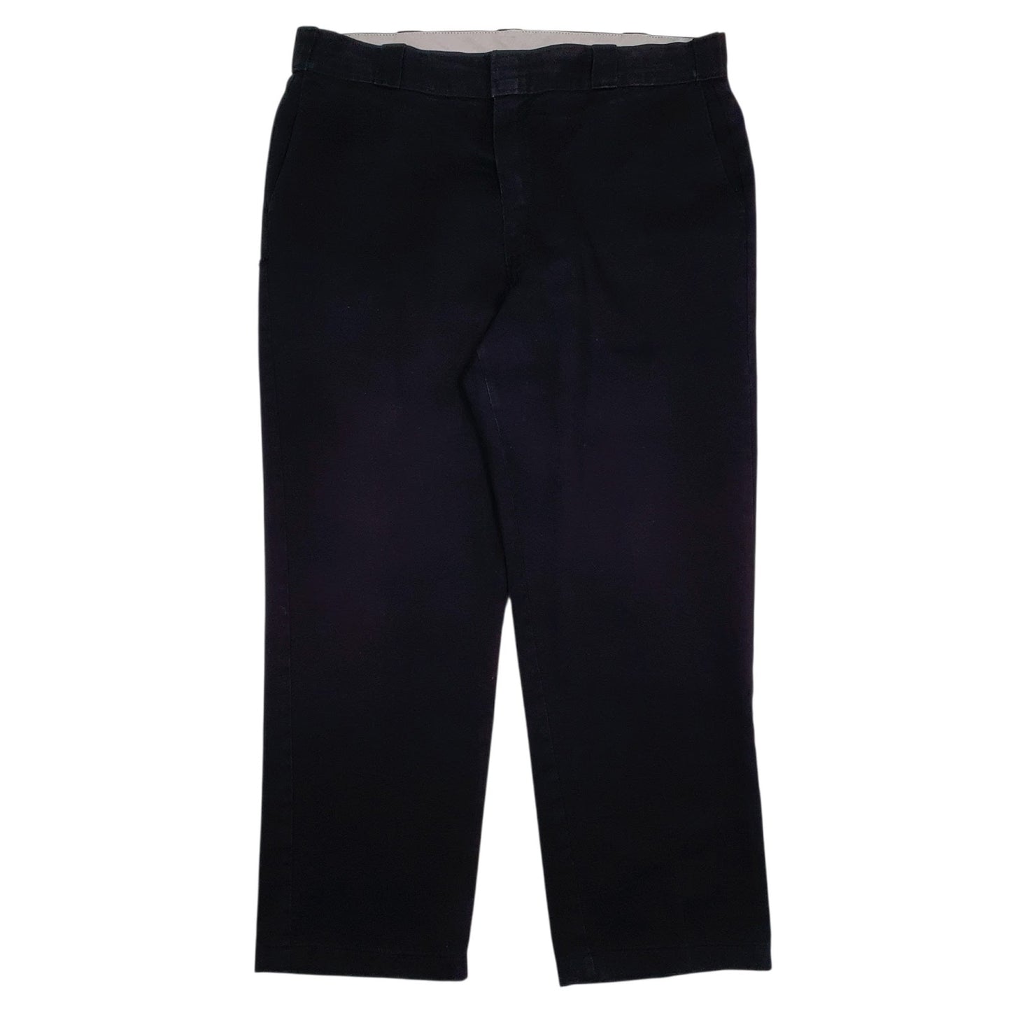 Mens Black Dickies Workwear Chino Trousers