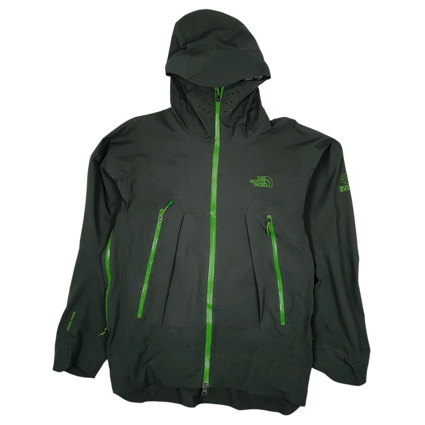 Mens Green The North Face Hyvent Alpha Lightweight  Coat