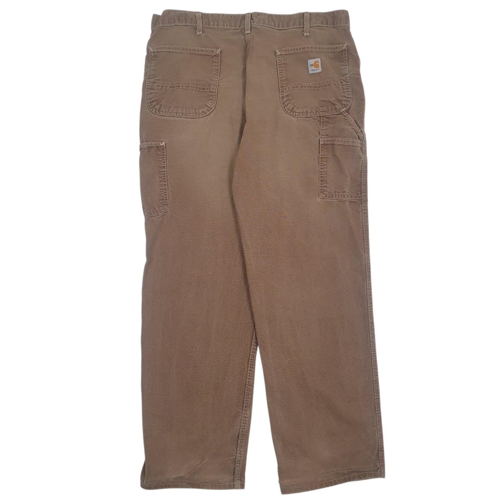 Mens Brown Carhartt Carpenter Fire Resistant  Jeans