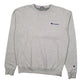 Mens Grey Champion  Crewneck Jumper
