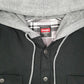 Mens Black Wrangler Lightweight Chore Hoodie  Coat