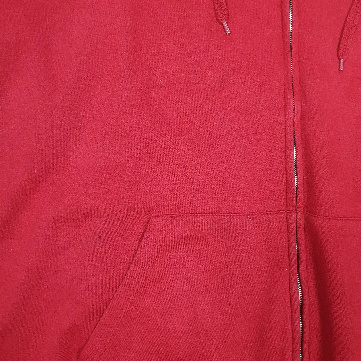 Mens Red Champion Hoodie Full Zip Jumper