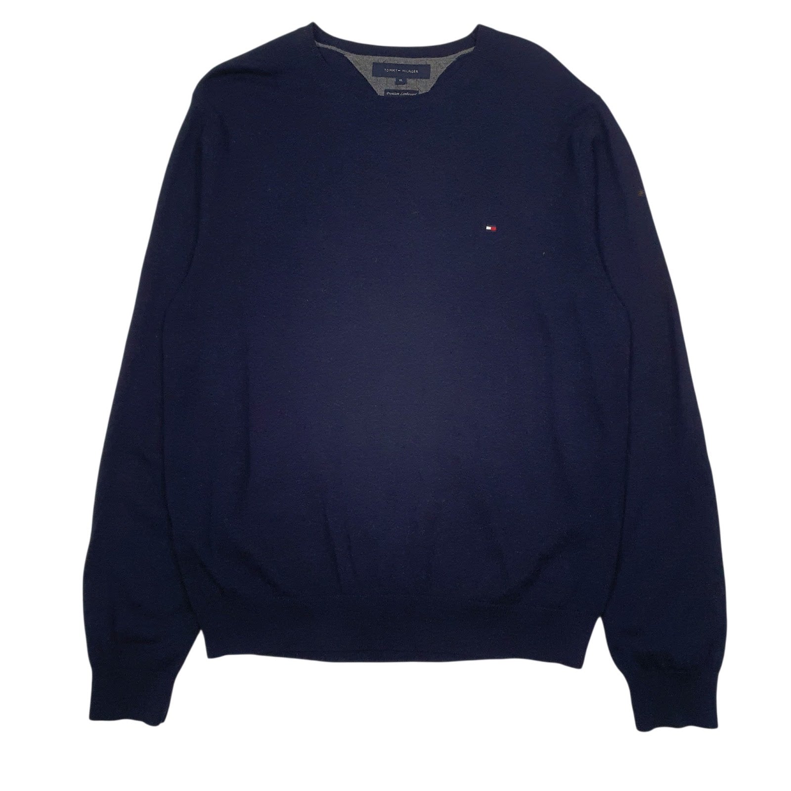 Mens Navy Tommy Hilfiger  Crewneck Jumper