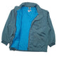 Womens Blue Fila Vintage 90s Magic Line  Coat