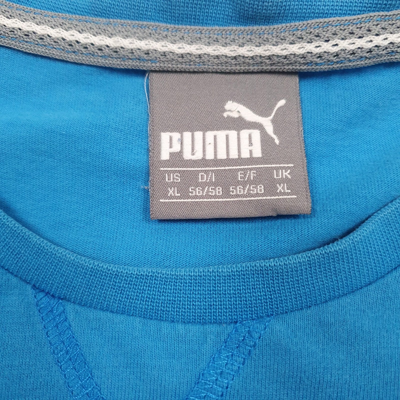 Mens Blue Puma   T Shirt