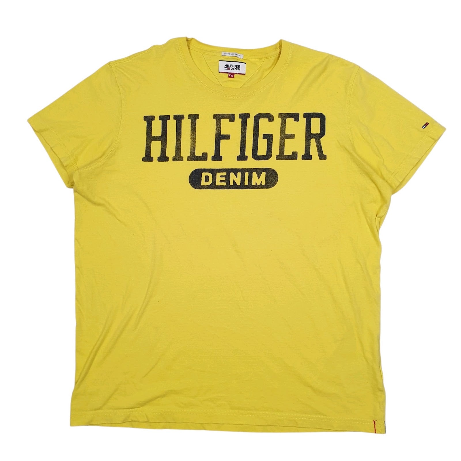 Mens Yellow Tommy Hilfiger  Short Sleeve T Shirt