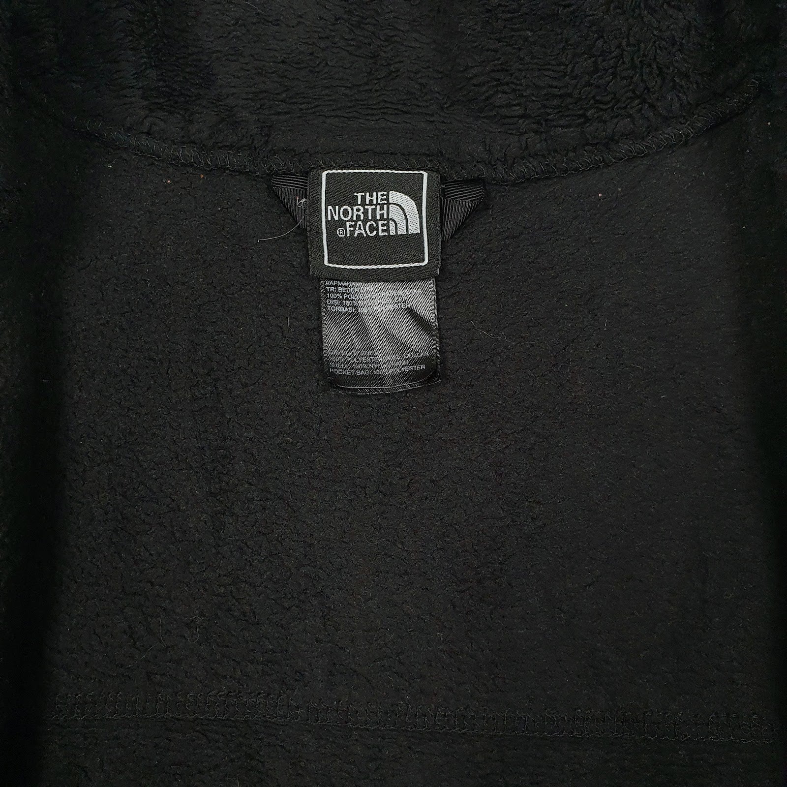 Womens Black The North Face Denali Full Zip Jumper