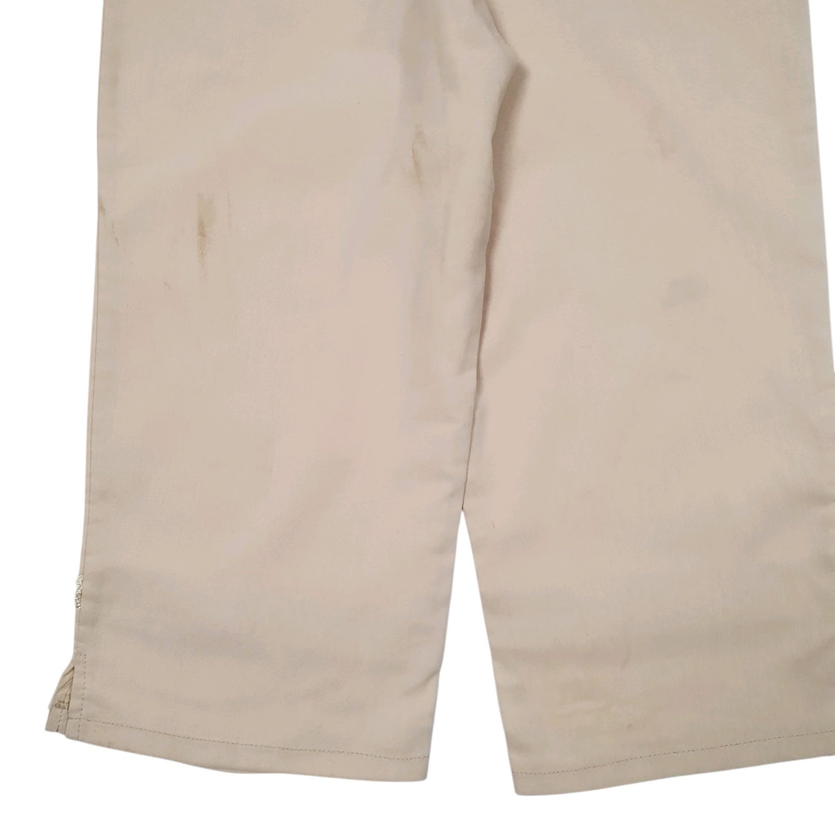 Womens Beige Wang Li Capri  Trousers