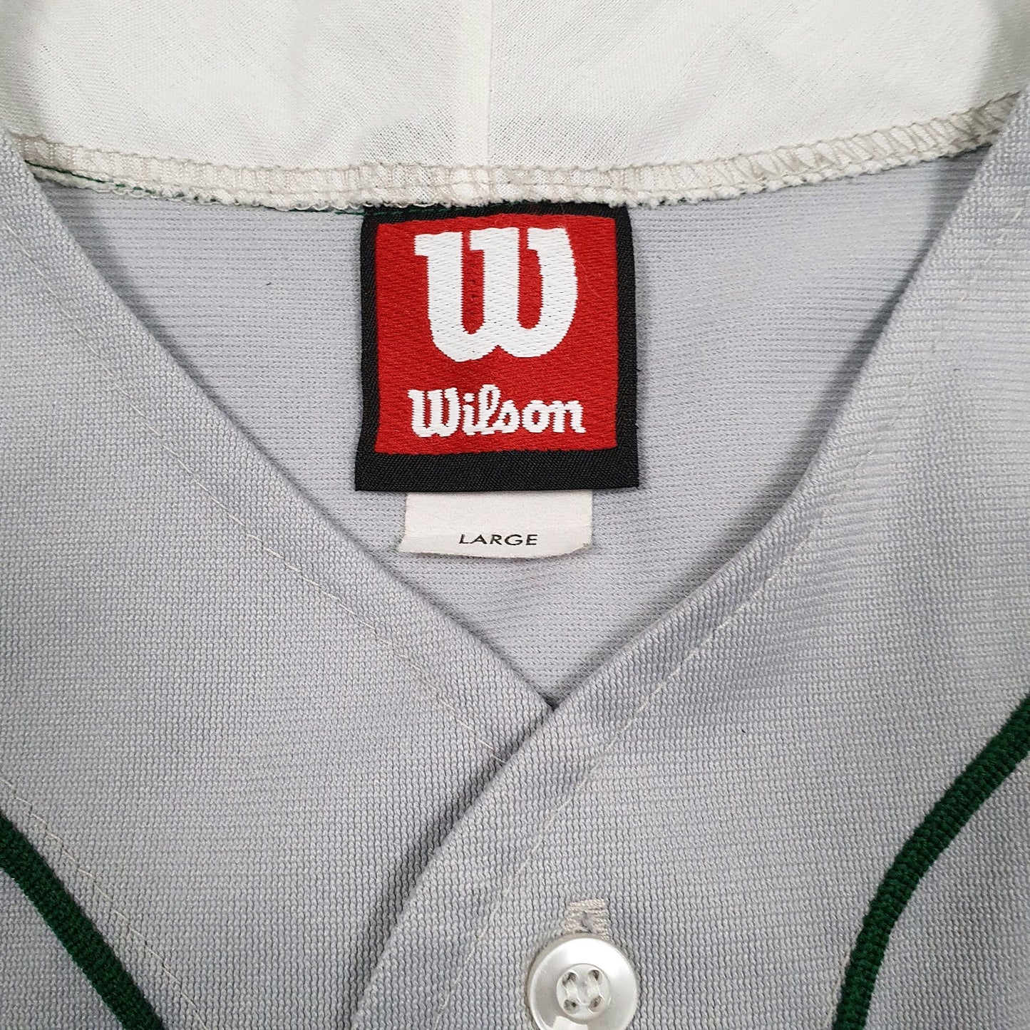 Mens Grey Wilson Jersey  T Shirt