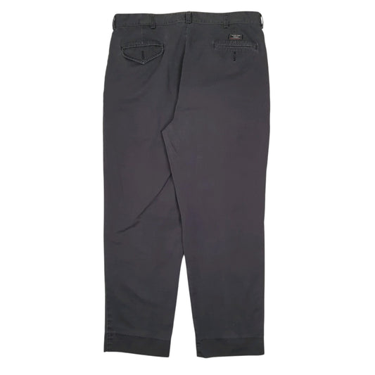 Mens Navy Polo Ralph Lauren Hammond Pant Pleated Vintage 90s  Trousers