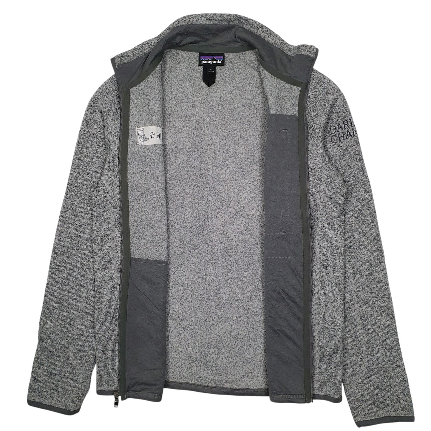 Mens Grey Patagonia Better Sweater Full Zip Jumper