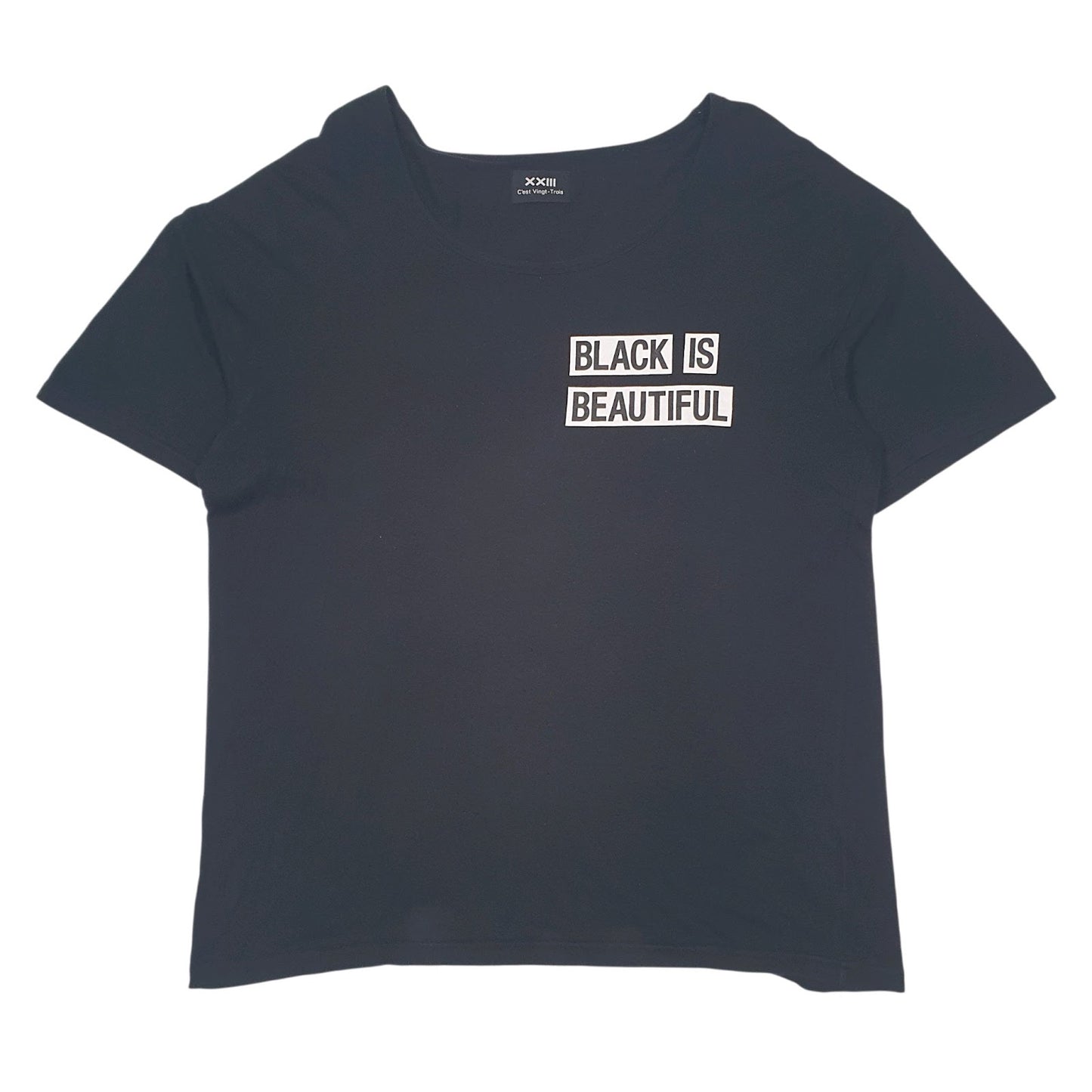 Mens Black Unbranded Black Is Beautiful Short Sleeve T Shirt