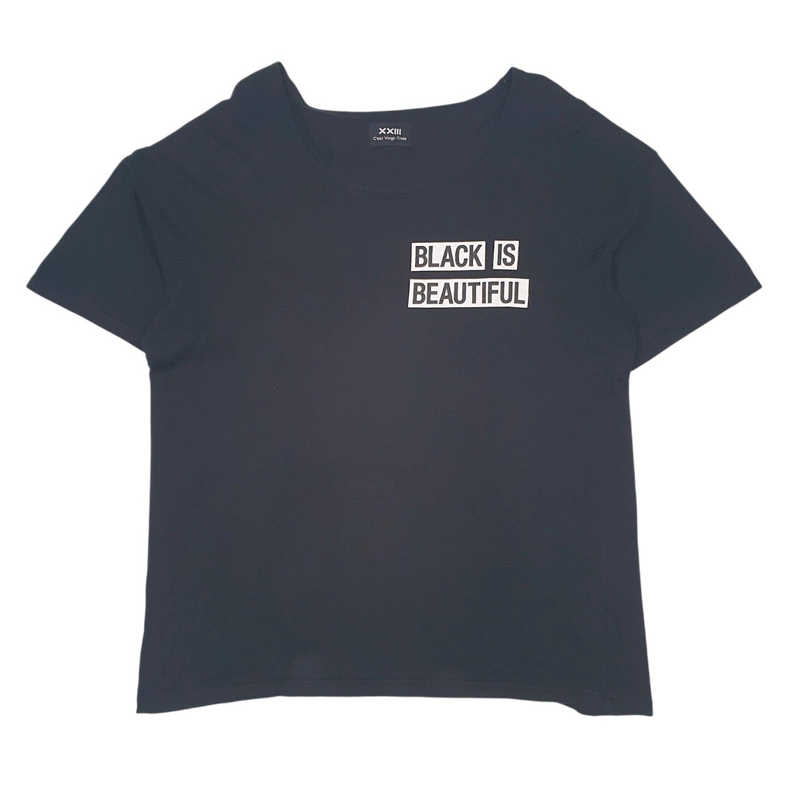 Mens Black Unbranded Black Is Beautiful Short Sleeve T Shirt