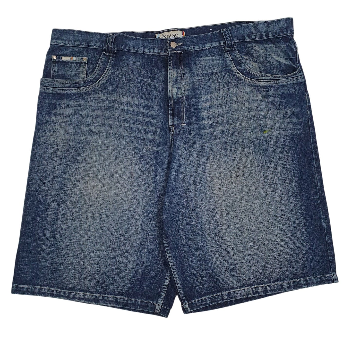 Mens Blue Indigo  Denim Shorts