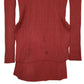 Womens Red Ambiance  V Neck Jumper