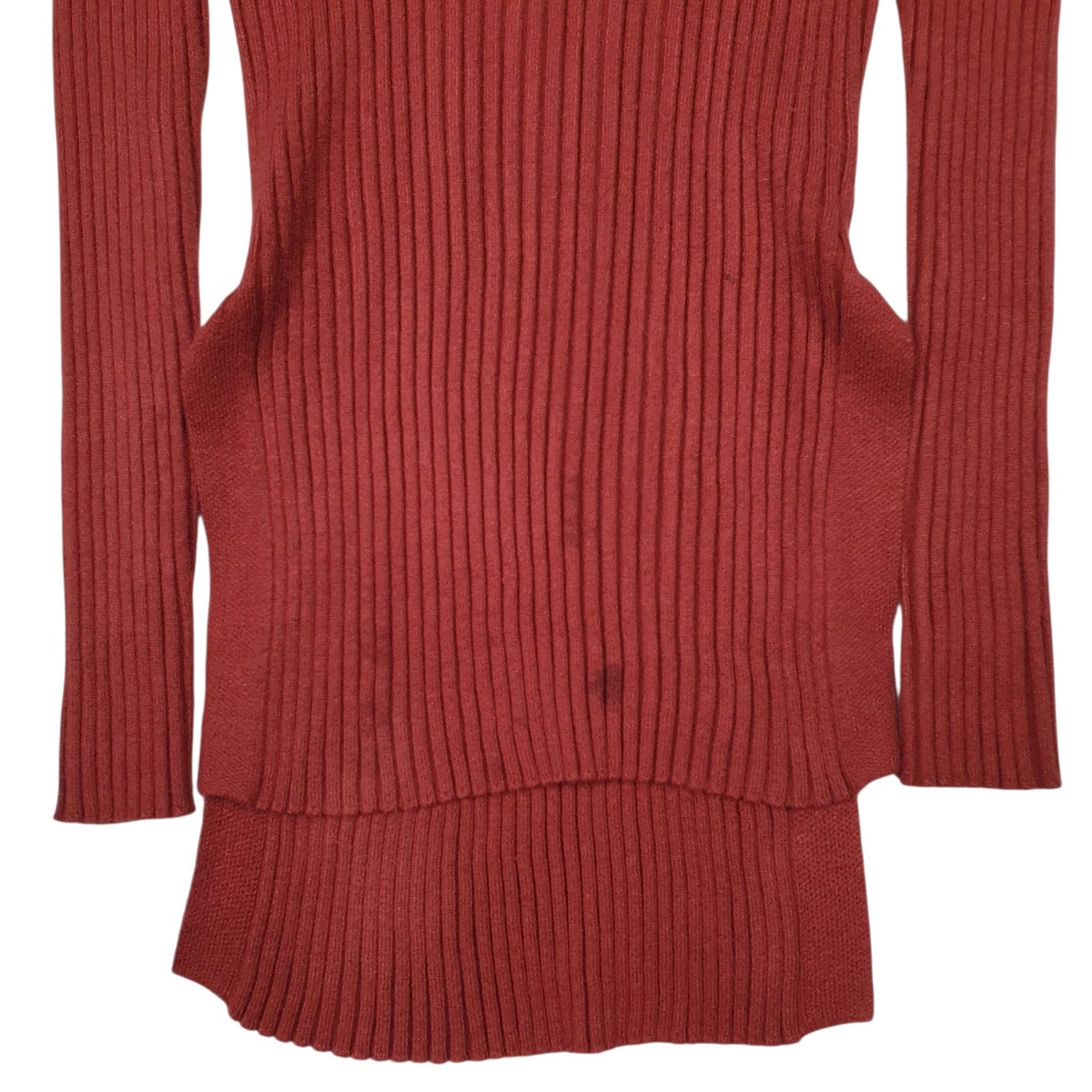 Womens Red Ambiance  V Neck Jumper