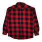 Mens Red Dickies Quilt Lined Padded Plaid Windbreaker Workwear Vest Coat