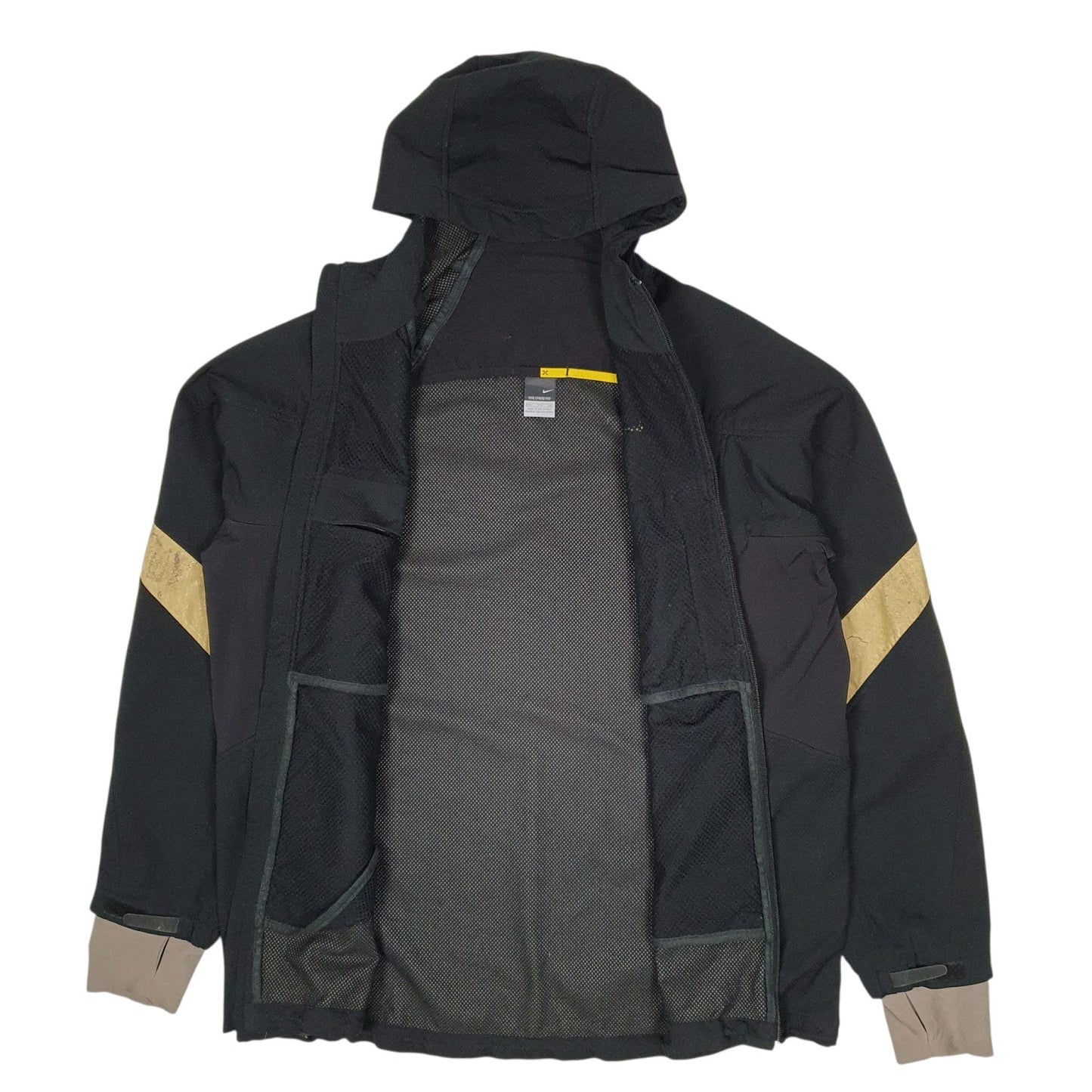 Mens Black Nike Sphere Pro Golf  Coat