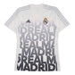 Mens White Adidas Real Madrid Short Sleeve T Shirt