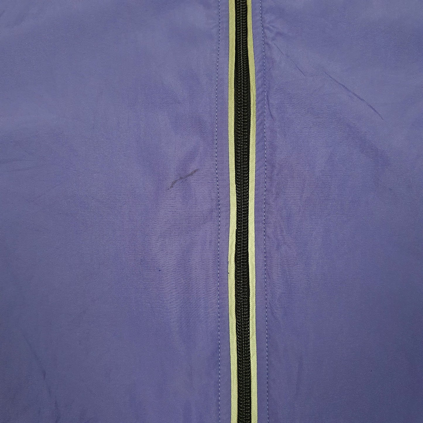 Womens Purple Nike Vintage 90s Vest Bodywarmer Crewneck Coat