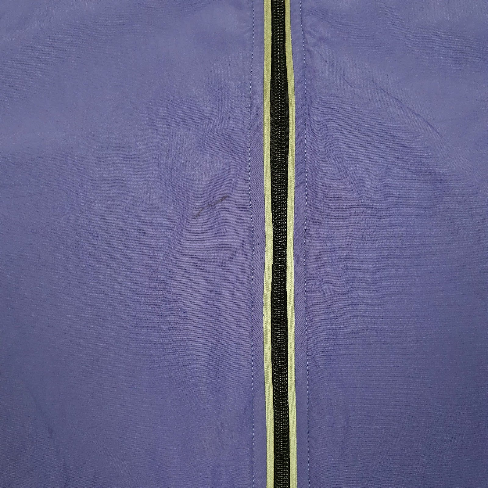 Womens Purple Nike Vintage 90s Vest Bodywarmer Crewneck Coat