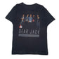 Mens Black Unbranded Dear Jack Short Sleeve T Shirt