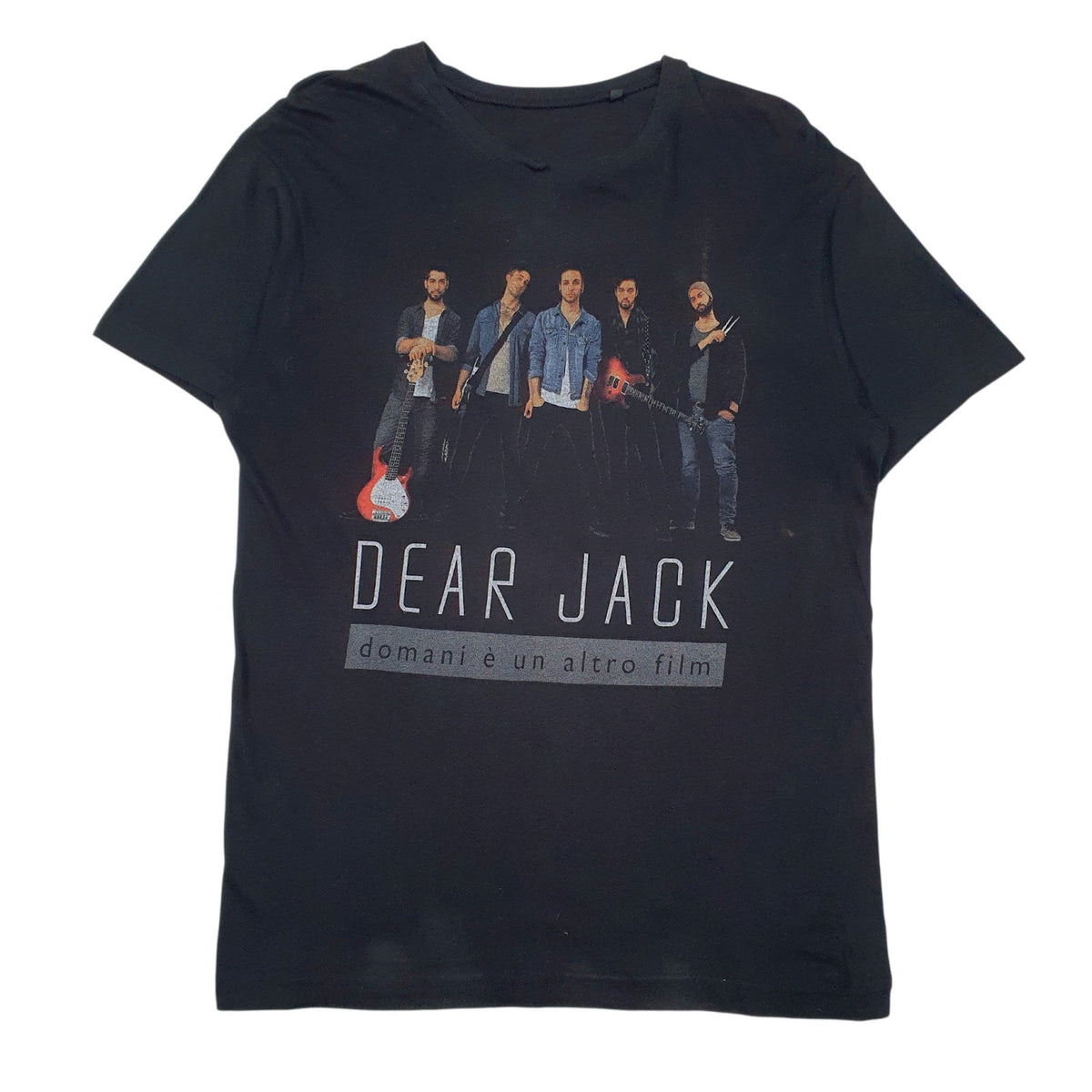 Mens Black Unbranded Dear Jack Short Sleeve T Shirt
