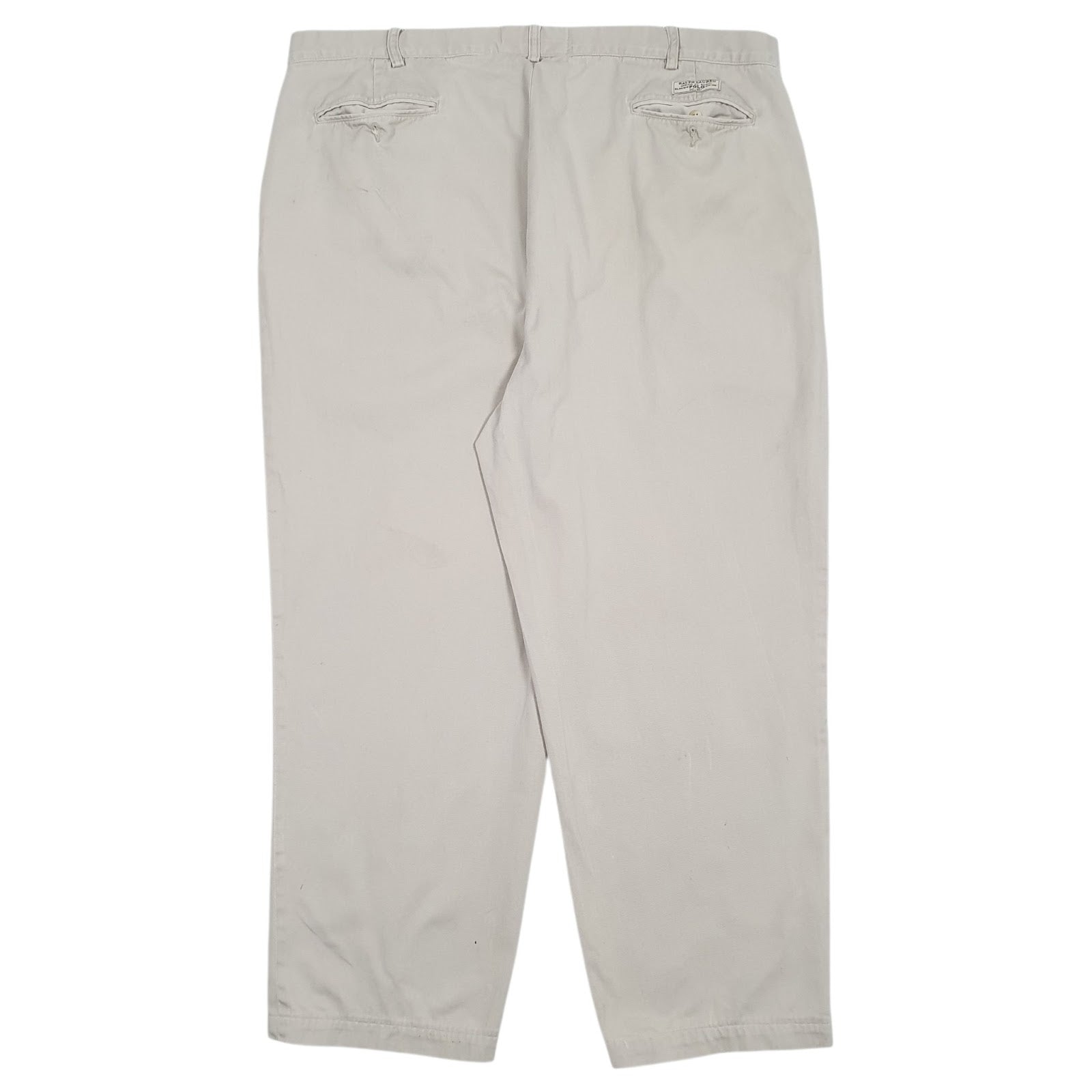 Mens Beige Polo Ralph Lauren Andrew Pant Pleated  Trousers