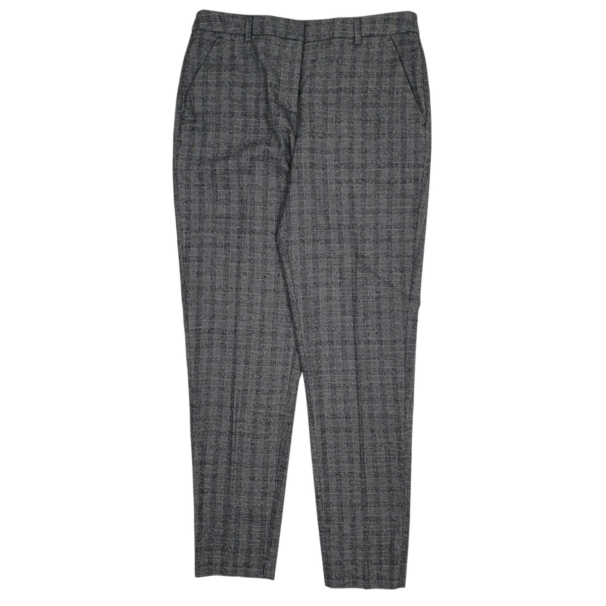 Womens Grey Tu Check Formal Trousers