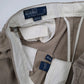 Mens Beige Polo Ralph Lauren Andrew Pant Double Pleated  Trousers