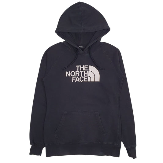 Womens Black The North Face Spellout Hoodie Jumper