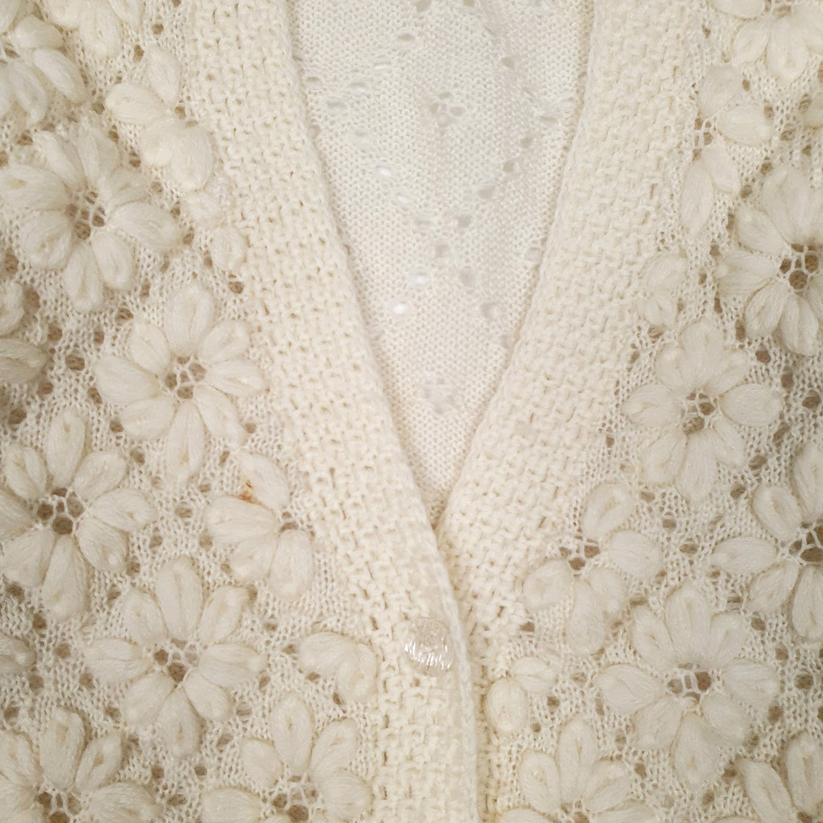 Womens Yellow Unbranded Knit Cardigan Jumper