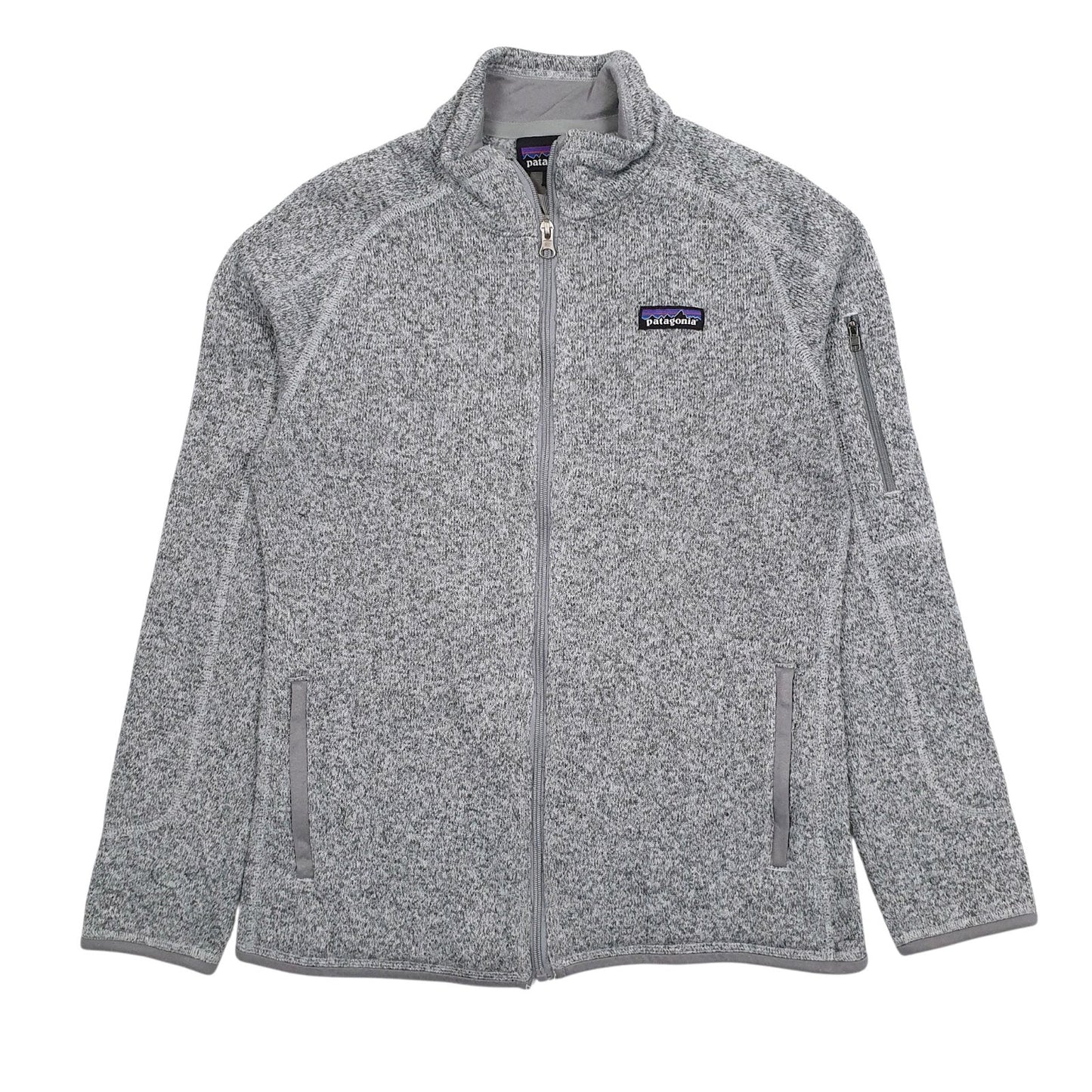 Womens Grey Patagonia Better Sweater Full Zip Jumper