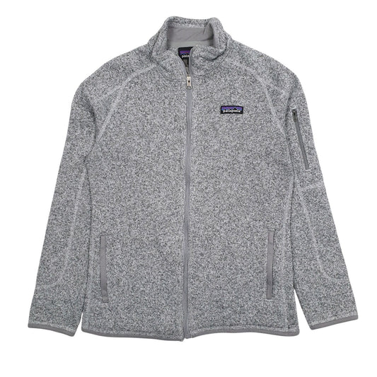 Womens Grey Patagonia Better Sweater Full Zip Jumper