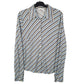 Womens Blue Penny Black  Long Sleeve Shirt