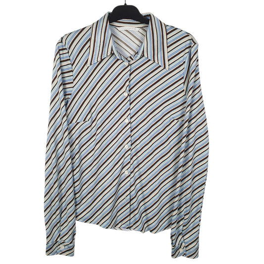 Womens Blue Penny Black  Long Sleeve Shirt