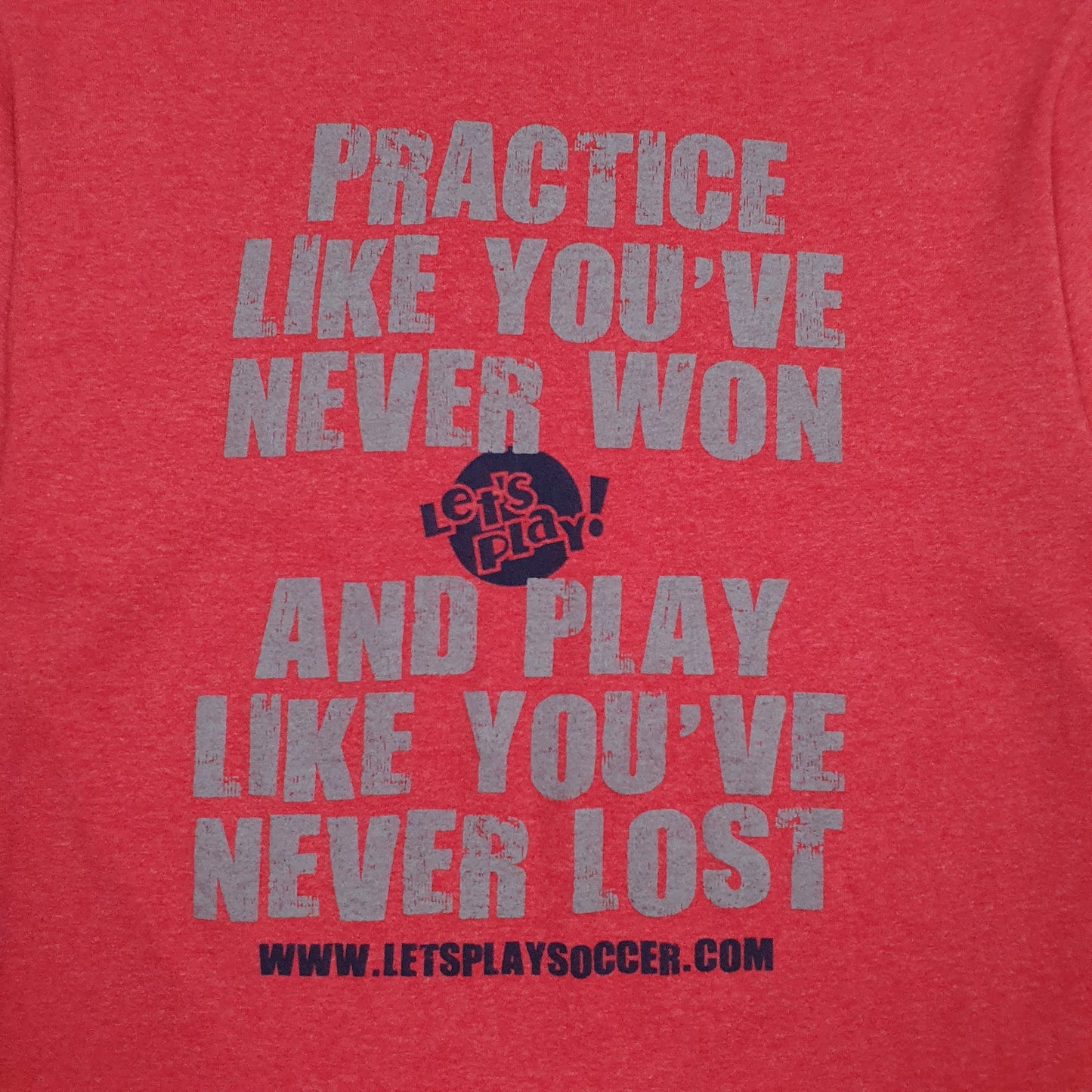 Mens Red Port & Company Champion Ogden Indoor Soccer  T Shirt