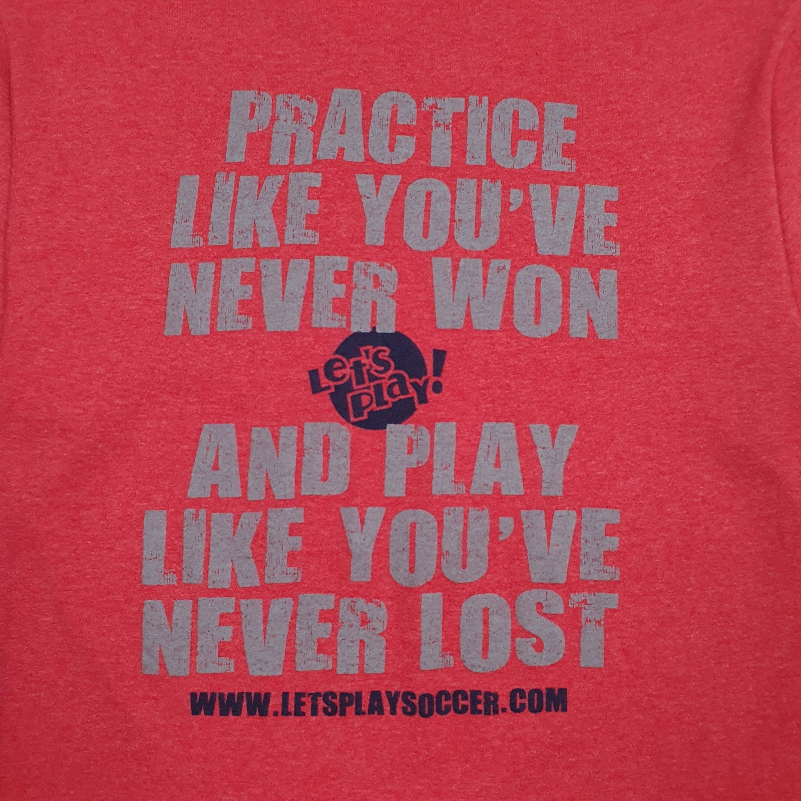 Mens Red Port & Company Champion Ogden Indoor Soccer  T Shirt