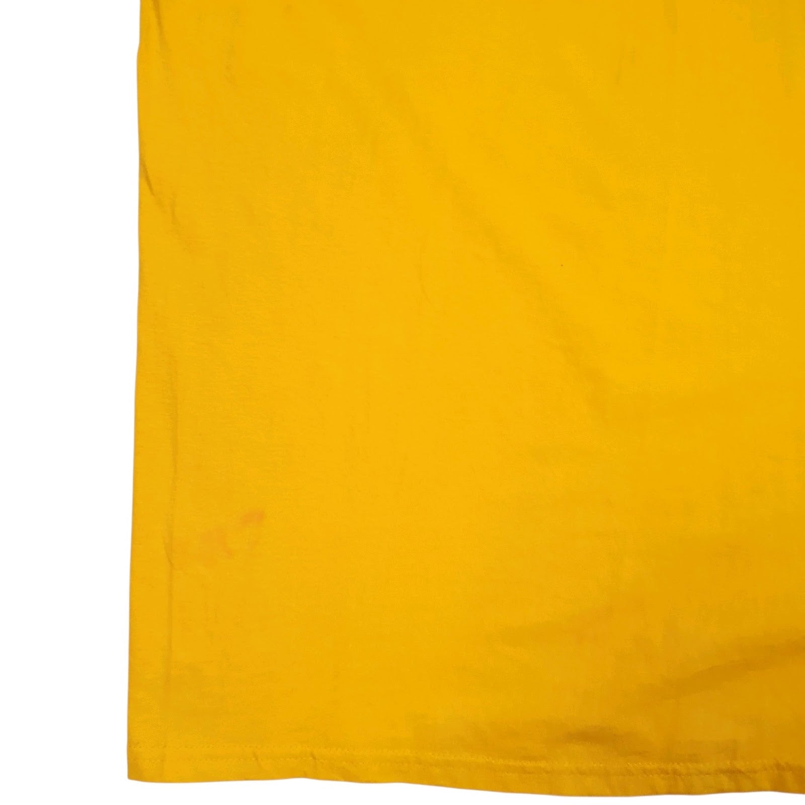 Mens Yellow Fruit Of The Loom   T Shirt