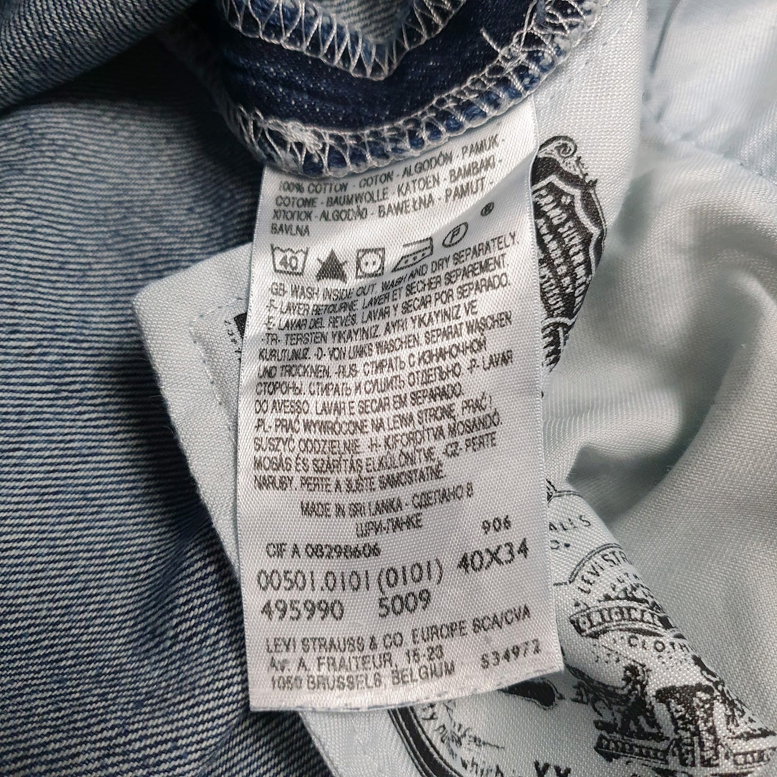 Mens Blue Levis   Jeans