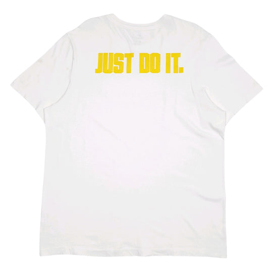 Mens White Nike Team Final Basketball  T Shirt