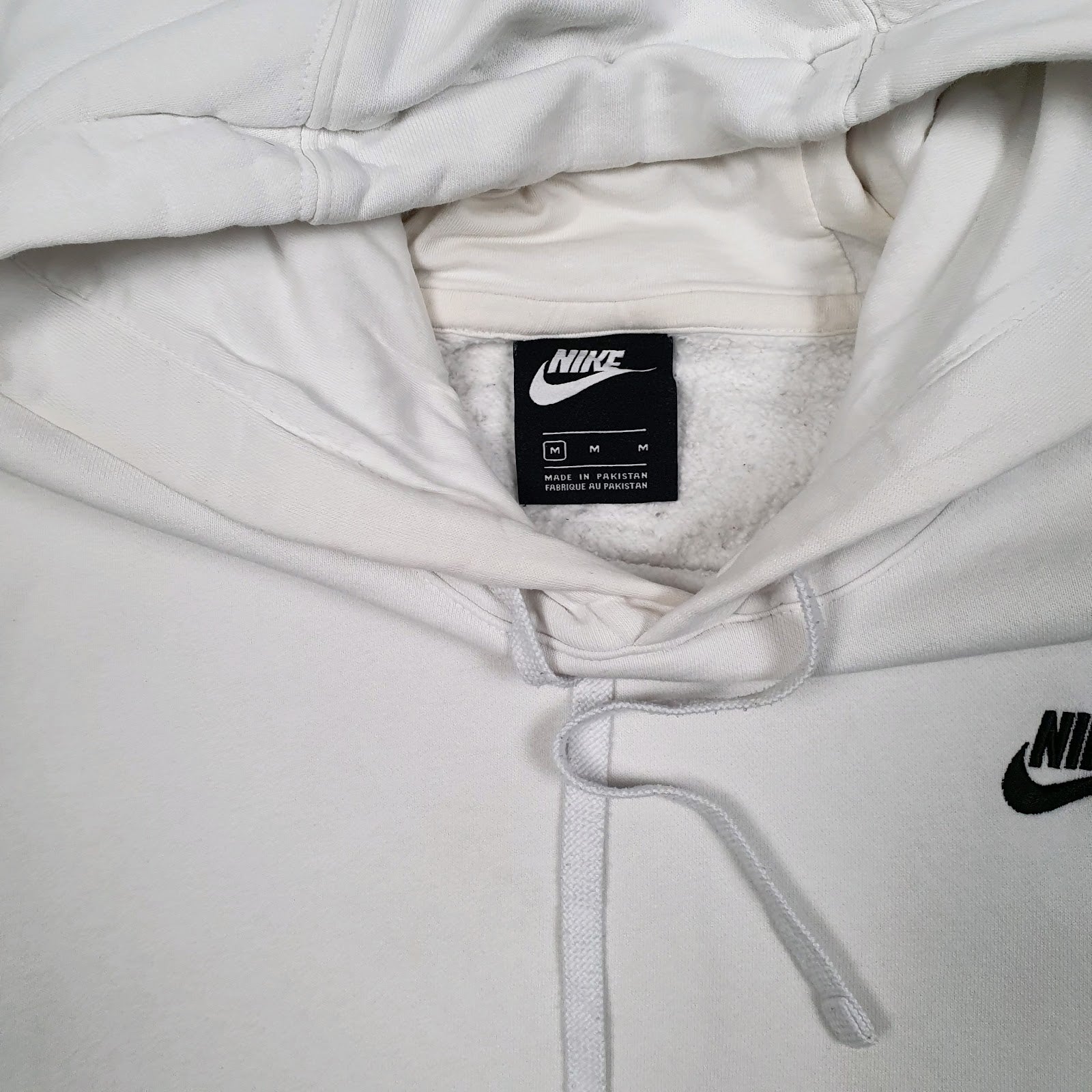 Mens White Nike  Hoodie Jumper