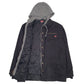 Mens Black Wrangler Padded  Coat