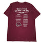 Mens Burgundy Canvas Cheyenne Mountain State Team  T Shirt