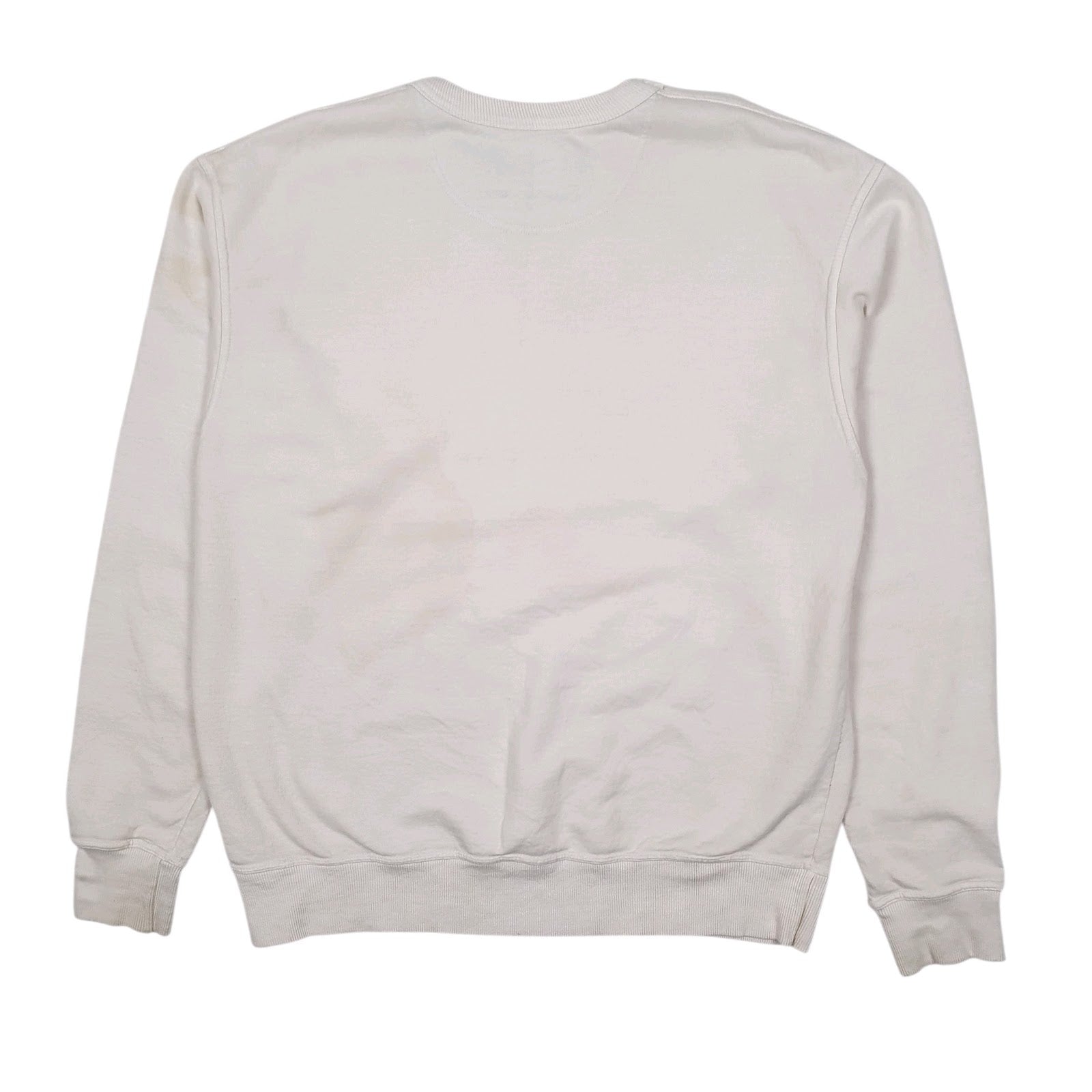 Mens White Champion  Crewneck Jumper