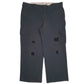 Mens Black Dickies Workwear Cargo Trousers